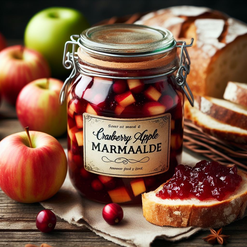 Cranberry Apple Marmalade Soy Wax Tart