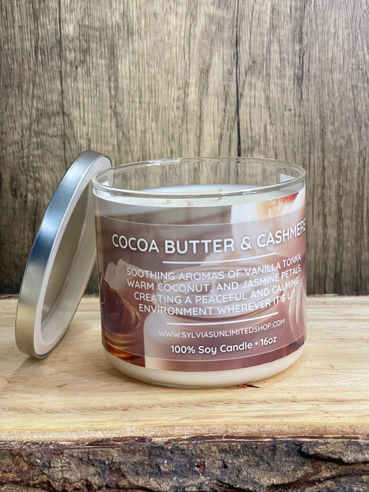 Cocoa Butter & Cashmere Soy Candle