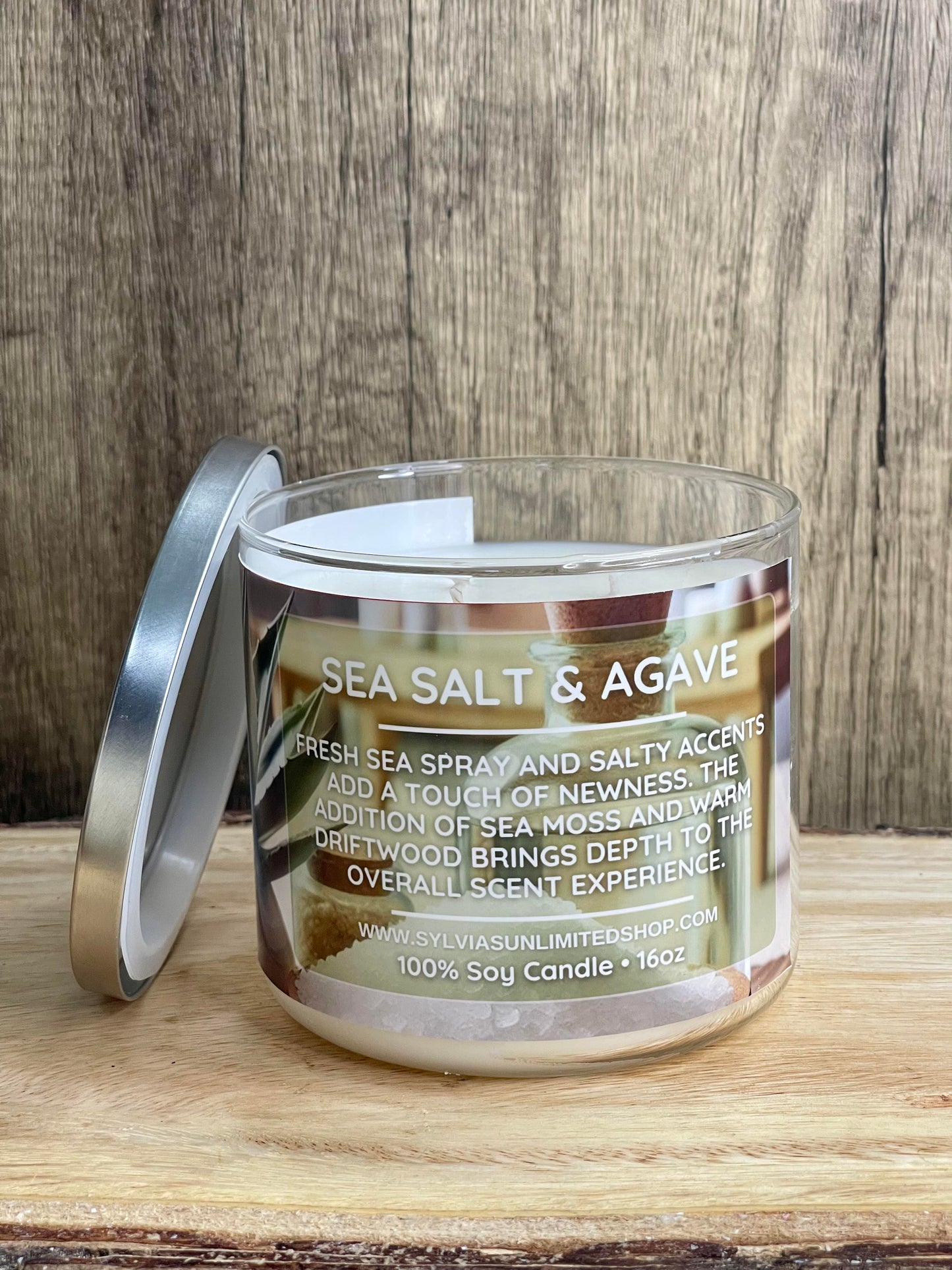 Sea Salt & Agave Soy Candle