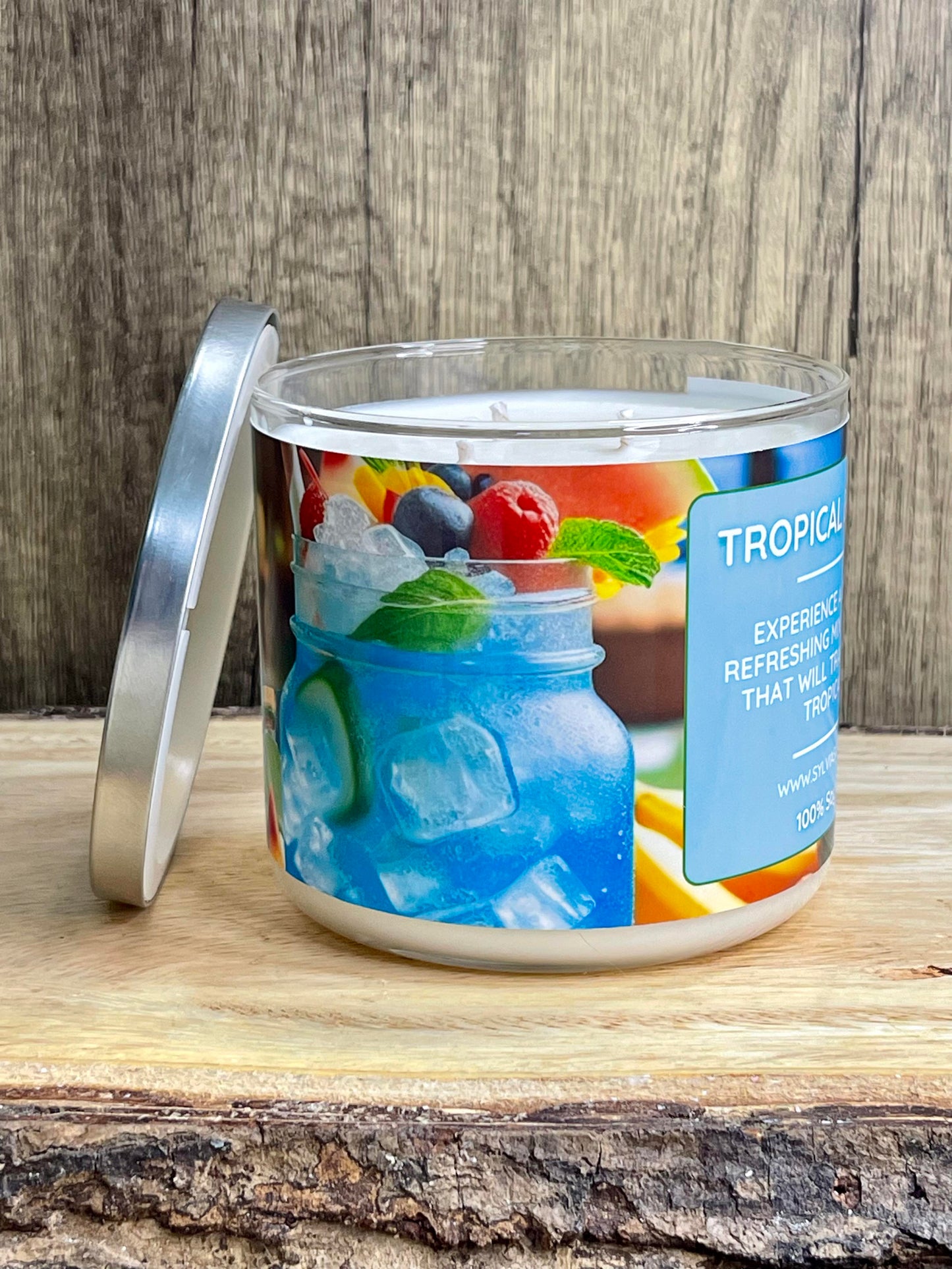 Tropical Blue Punch Soy Candle