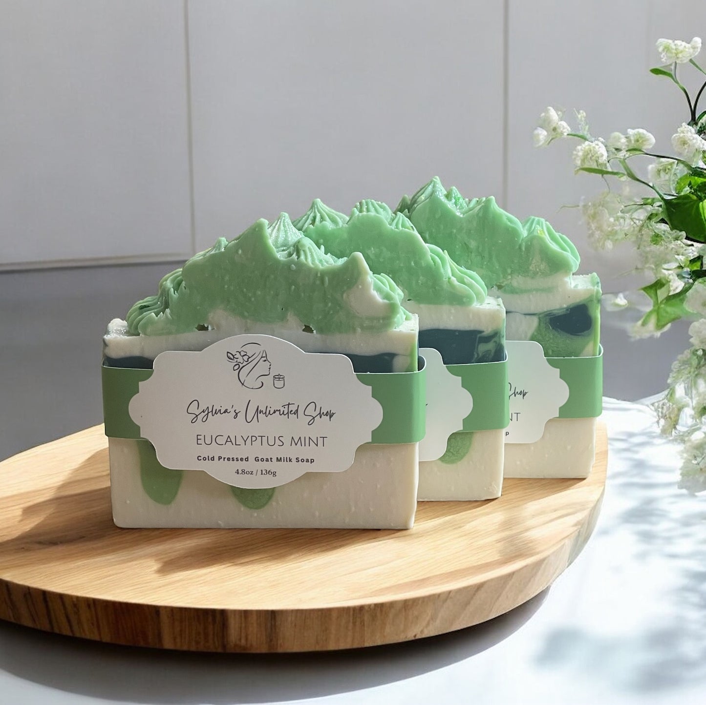 Eucalyptus Mint Goat Milk Cold Pressed Soap