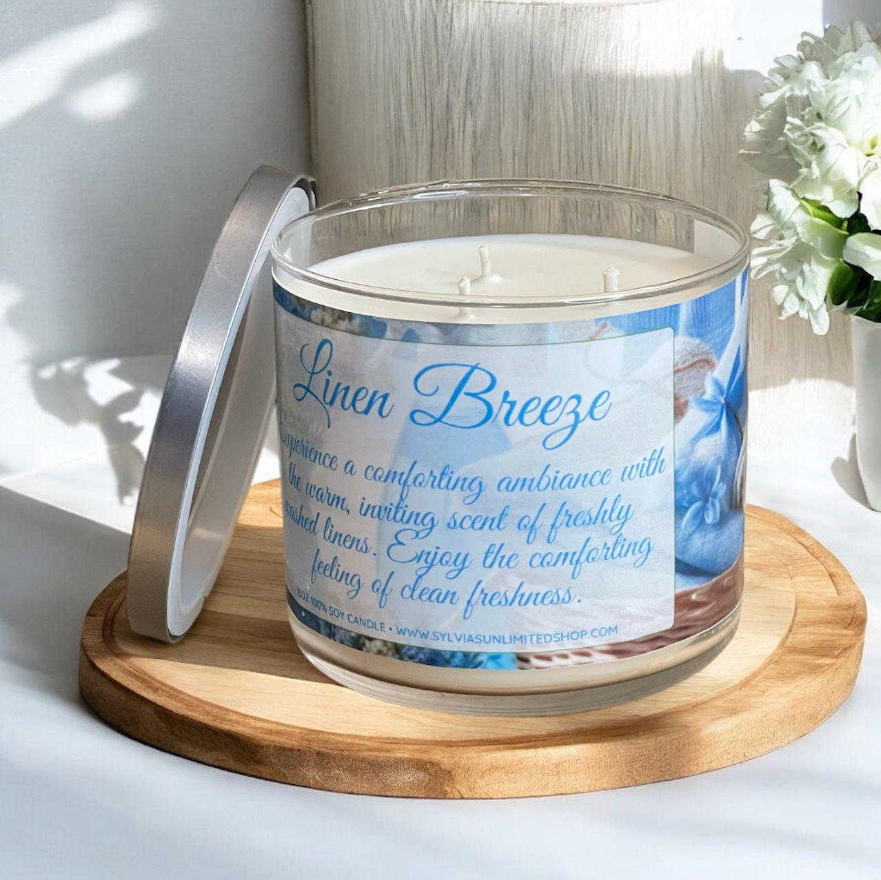 Linen Breeze Soy Candle