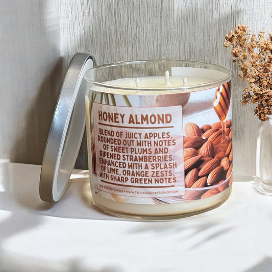 Honey & Almonds Soy Candle