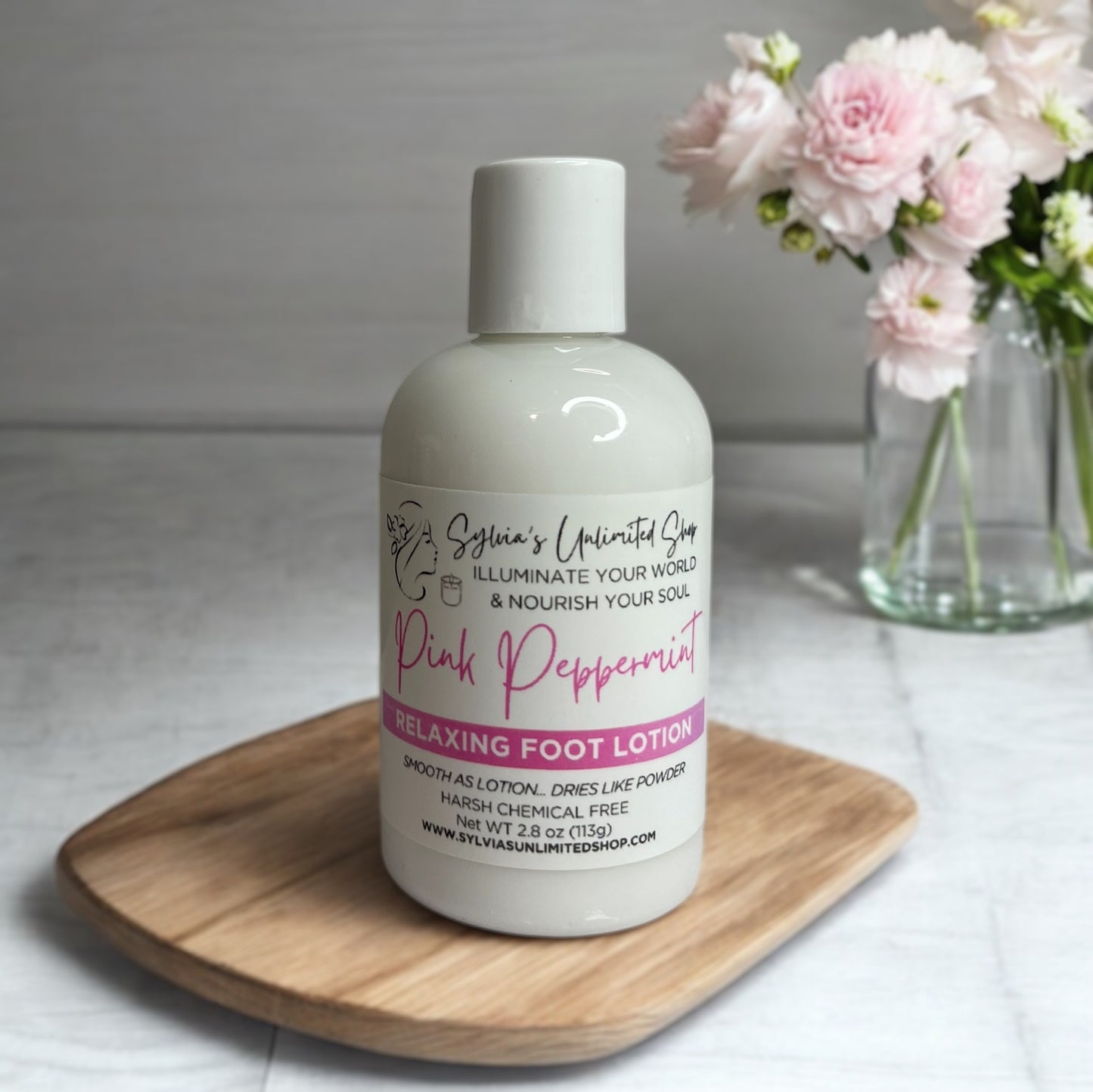 Pink Peppermint Foot Lotion