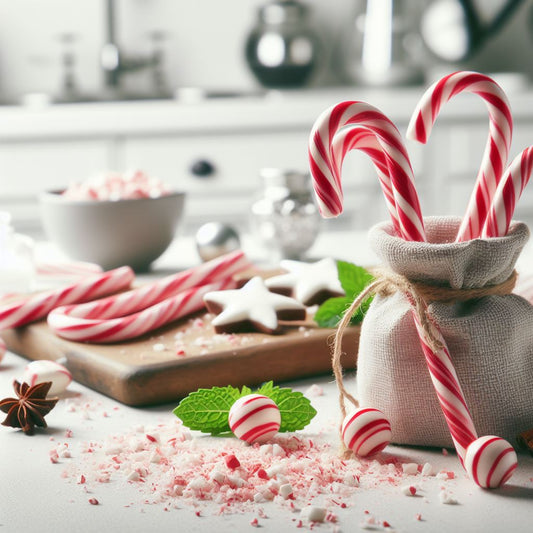 Twisted Candy Cane Soy Wax Tart